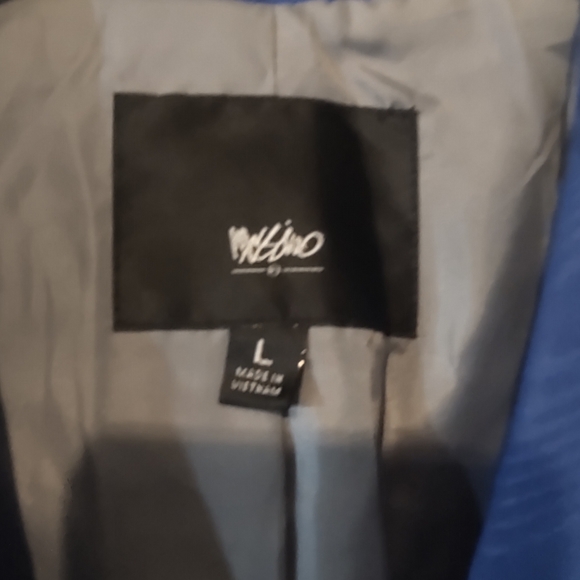 Mossimo Electric blue long dress coat missing a button - Picture 9 of 9